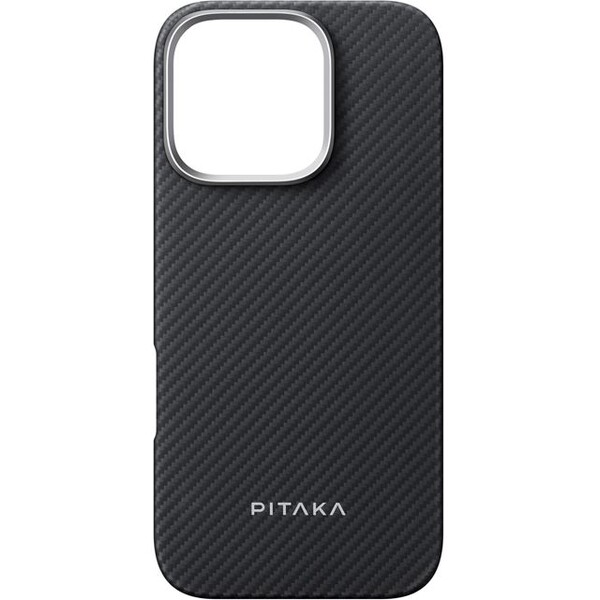 Pitaka-MagEZ-Case-5-MagSafe-kryt-iPhone-16-Pro-Max-Black-Grey-Twill