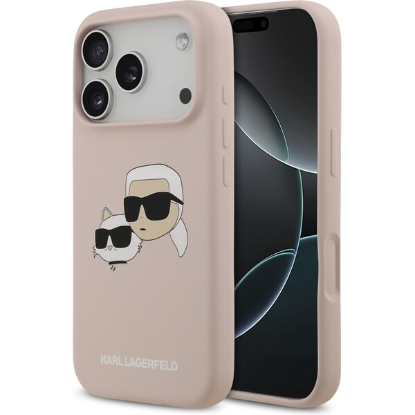 Karl-Lagerfeld-Liquid-Silicone-Double-Heads-MagSafe-kryt-iPhone-17-Pro-ruzovy