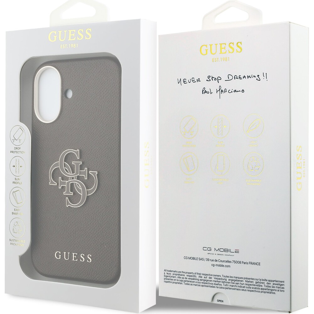 Guess-PU-Resin-Logo-kryt-iPhone-17-hnedy