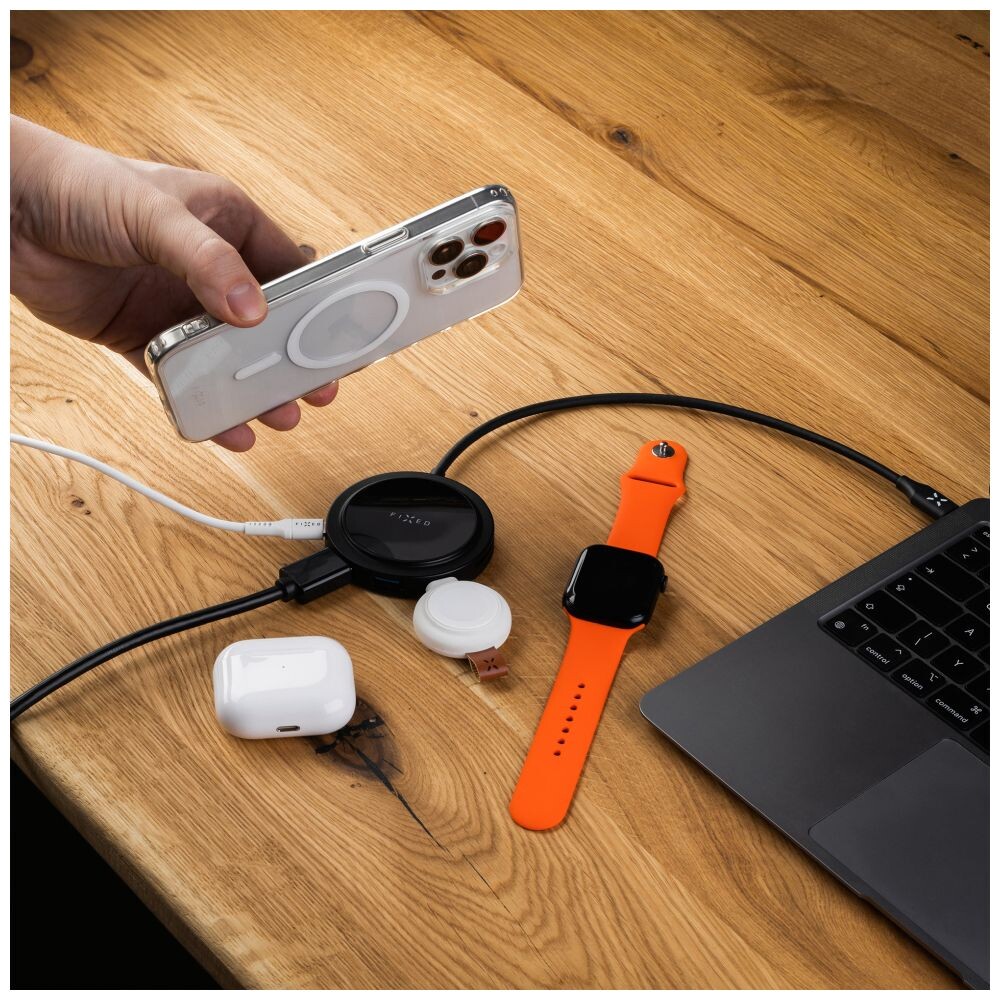 FIXED-MagHUB-7-portovy-USB-C-Hub-s-MagSafe-cerny