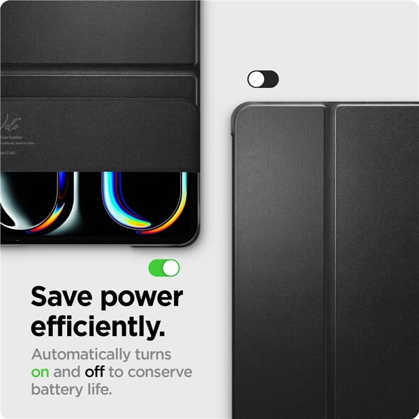 Spigen-Smart-Fold-pouzdro-iPad-Pro-11-2025-cerne