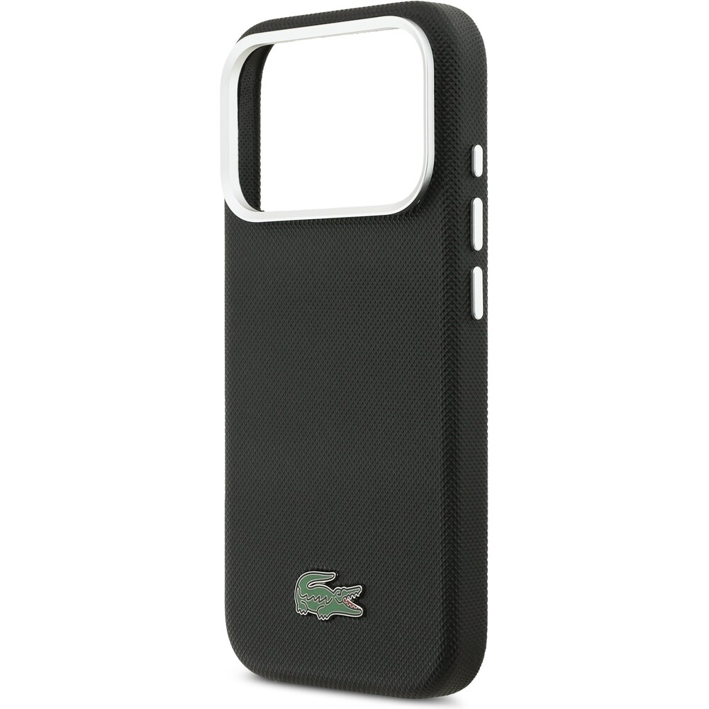 Lacoste-Iconic-Petit-Pique-Metal-Logo-MagSafe-kryt-iPhone-17-Pro-cerny