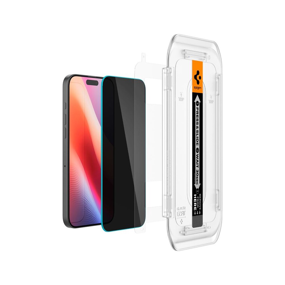 Spigen-Glass-tR-EZ-Fit-HD-Privacy-tvrzene-sklo-iPhone-16-Pro-Max-cire