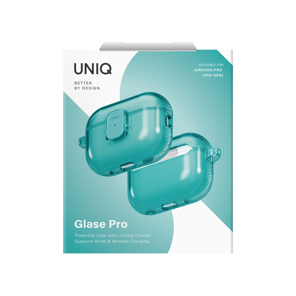 UNIQ-Glase-Pro-Lock-Case-pouzdro-AirPods-Pro-3-tyrkysove