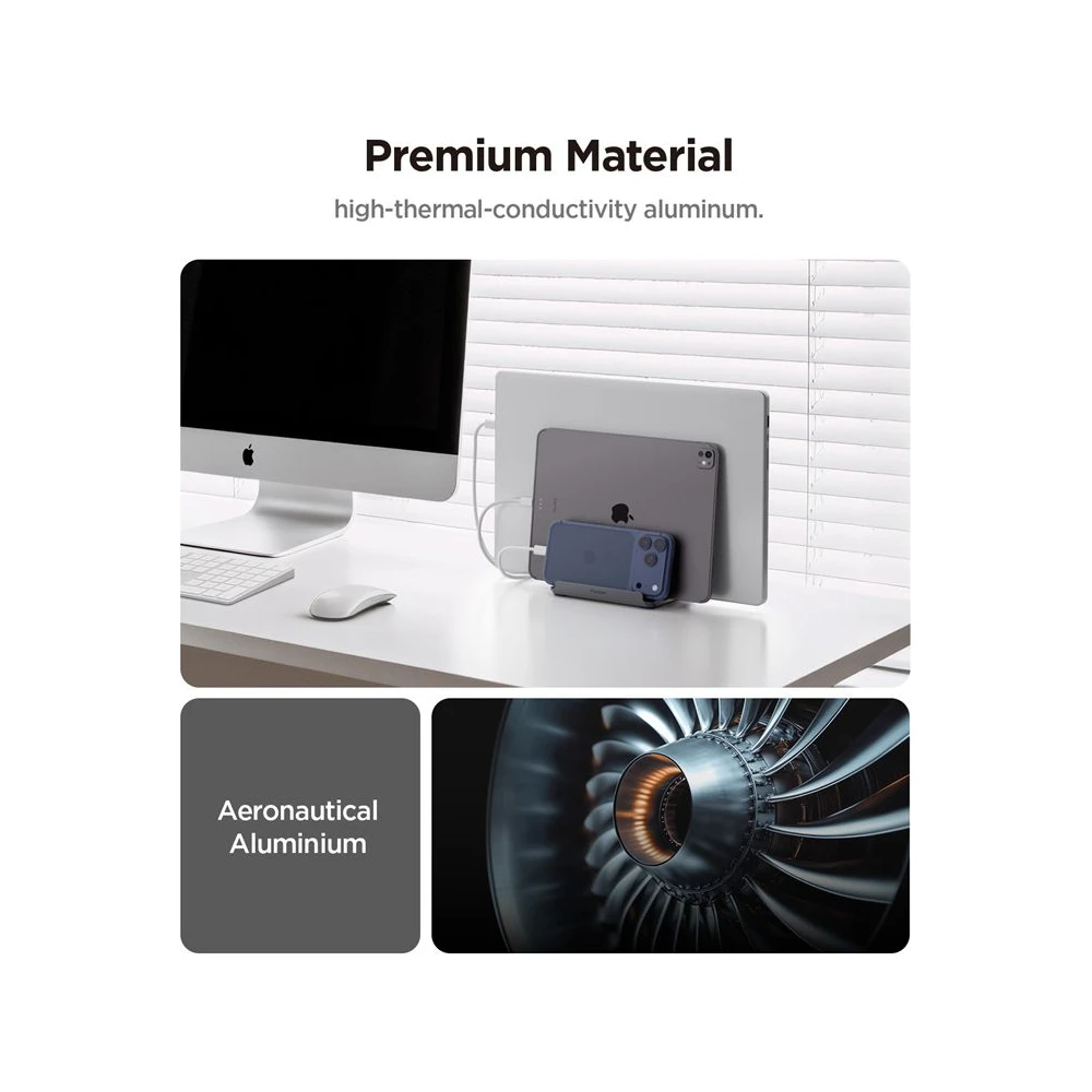 Spigen-Vertical-Laptop-Stand-LD208S4-stojanek-pro-notebook-MacBook-space-gray