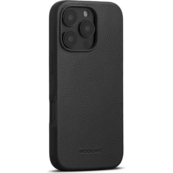 Woolnut MagSafe kožený kryt iPhone 16 Pro černý - Pouzdra - Hlavní obrázek