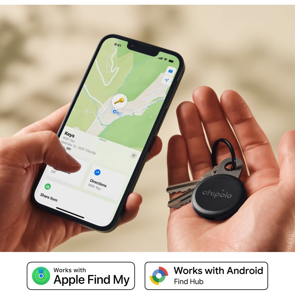 Chipolo-LOOP-Bluetooth-lokator-cerny