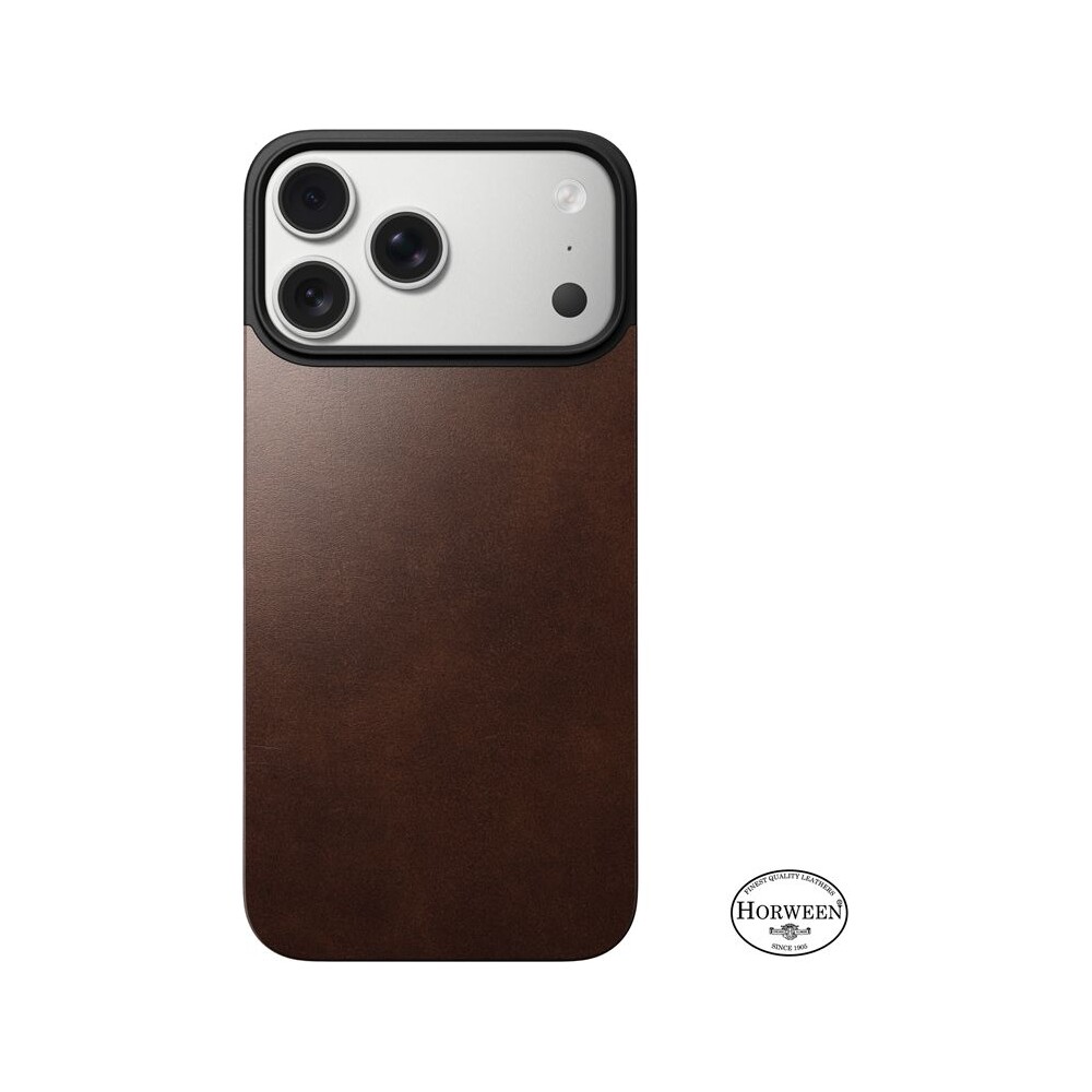 Nomad-Magnetic-Leather-Back-Horween-Magsafe-kozeny-kryt-iPhone-17-Pro-Max-Rustic-Brown