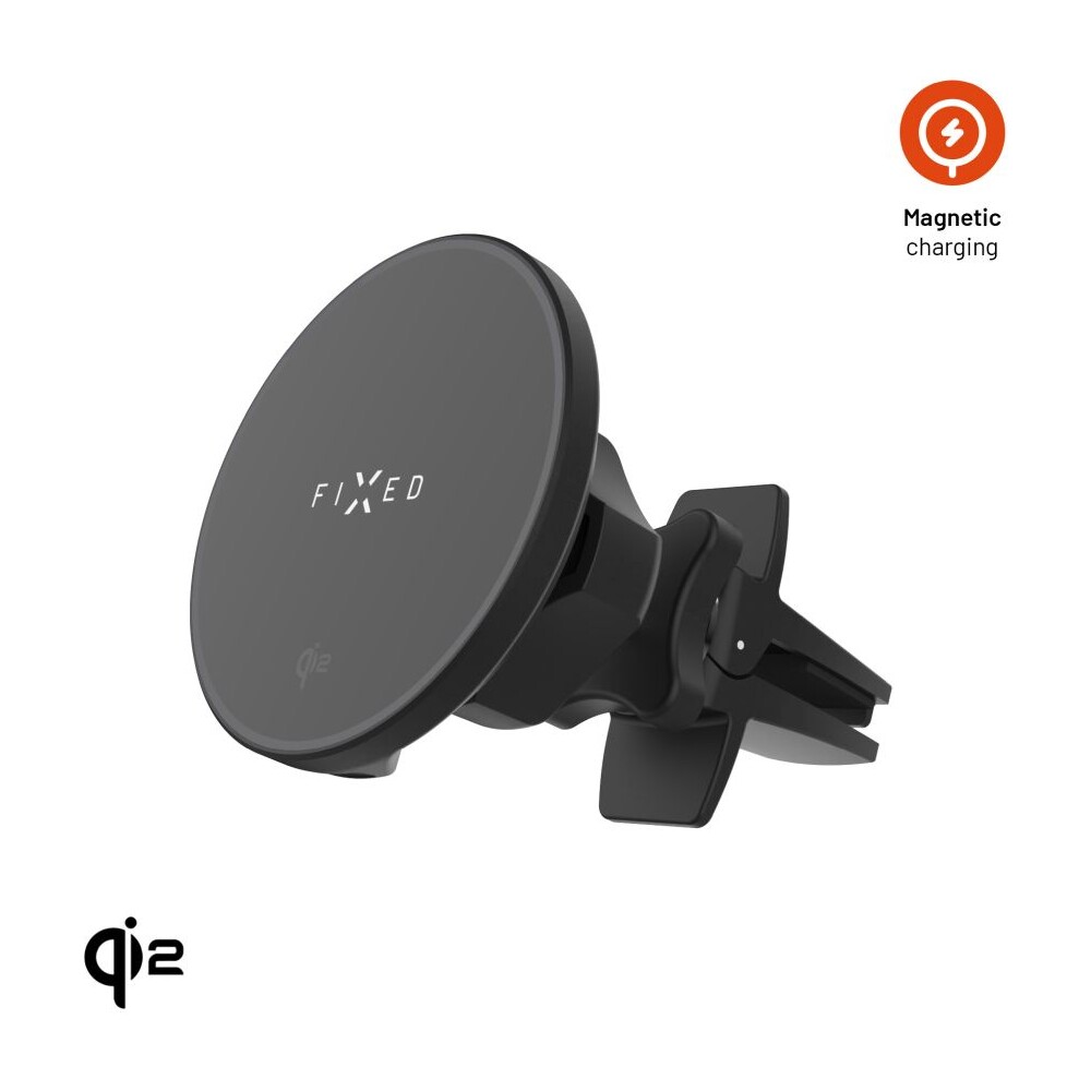 FIXED-MagRound-2-drzak-do-auta-s-MagSafe-Qi2-15W-cerny