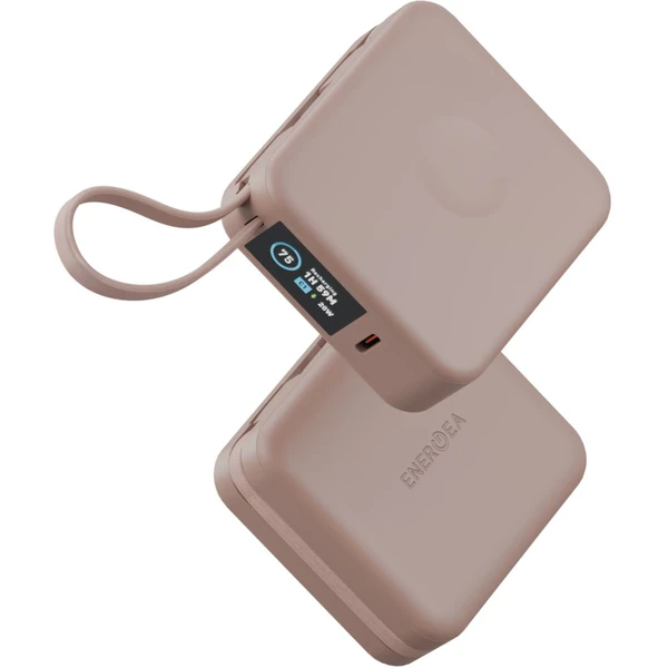 ENERGEA MagPac Mini Plus MagSafe powerbanka s kabelem, 10000mAh, růžová - Powerbanky - Obrázek 14cc889f4baa40188b358163c3ee827a