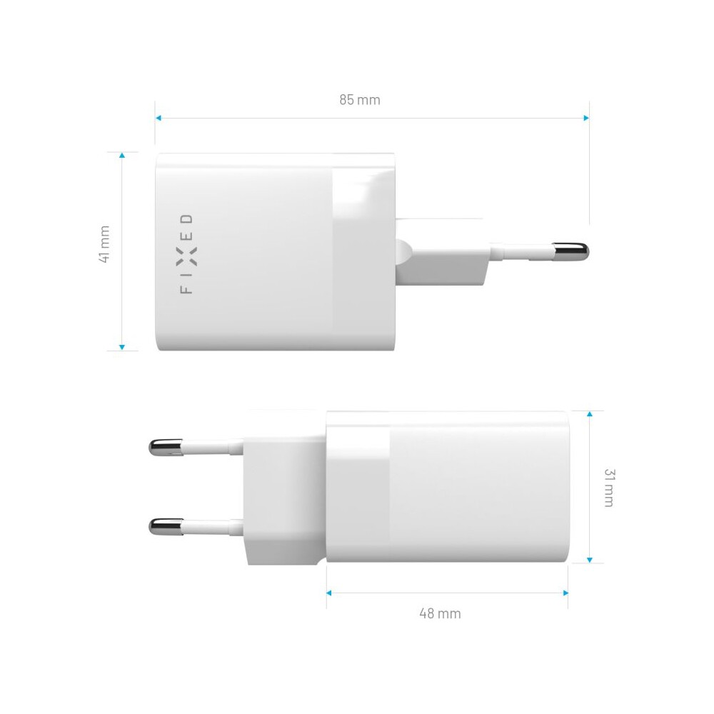 FIXED-Mini-nabijecka-s-USB-C-USB-A-PD-45W-bila