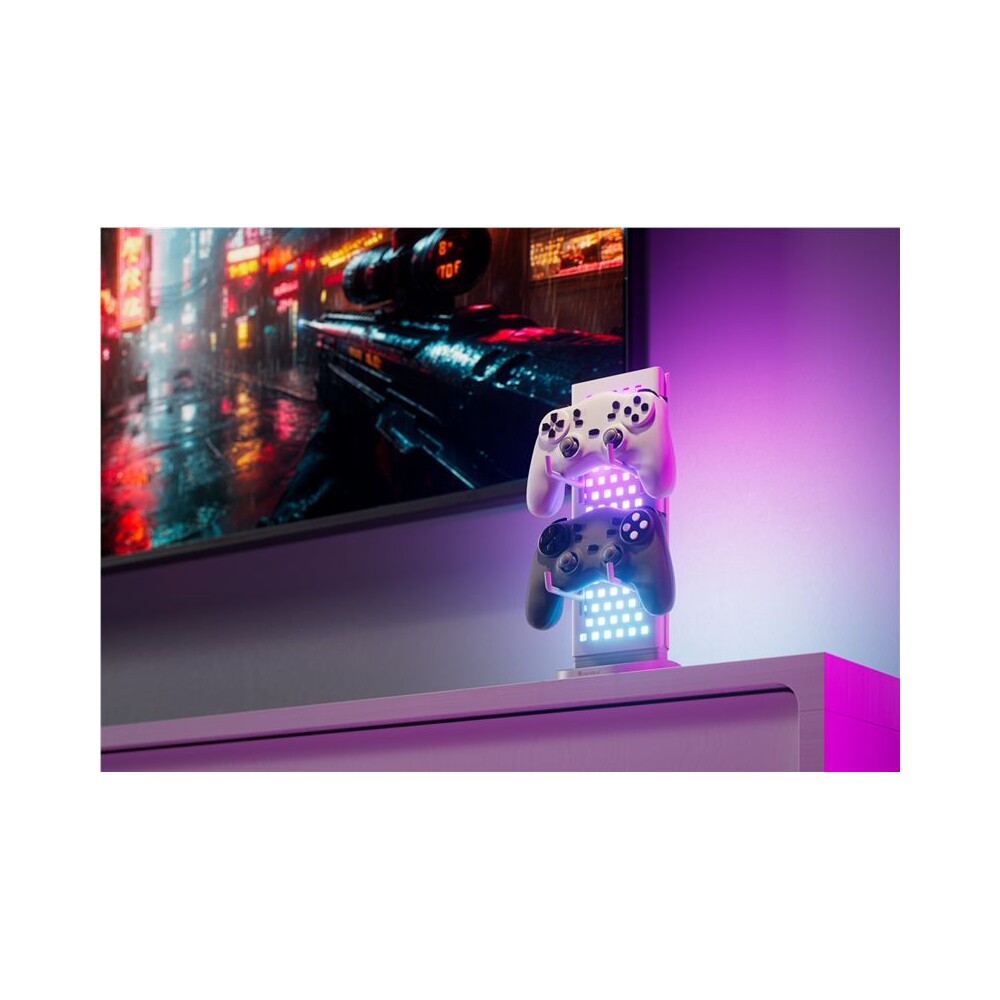 Nanoleaf-Pegboard-Desk-Dock-stolni-dokovaci-stanice-bila