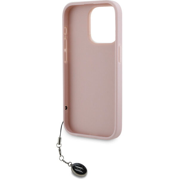 Karl-Lagerfeld-PU-Saffiano-Rhinestone-Charm-zadni-kryt-iPhone-15-Pro-Max-ruzovy
