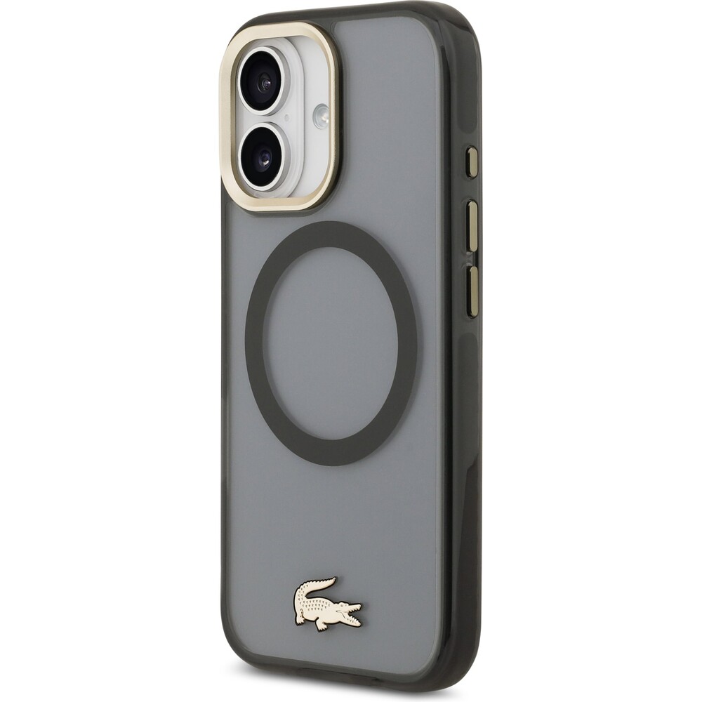 Lacoste-PC-TPU-Frosted-Finish-Gold-Logo-MagSafe-kryt-iPhone-17-cerny