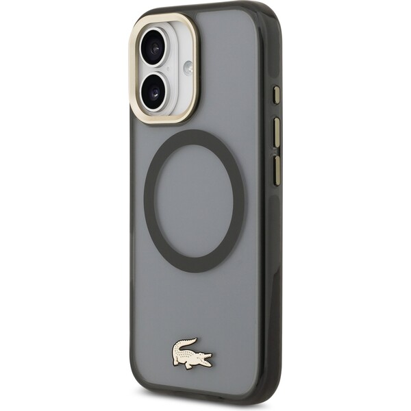 Lacoste-PC-TPU-Frosted-Finish-Gold-Logo-MagSafe-kryt-iPhone-17-cerny