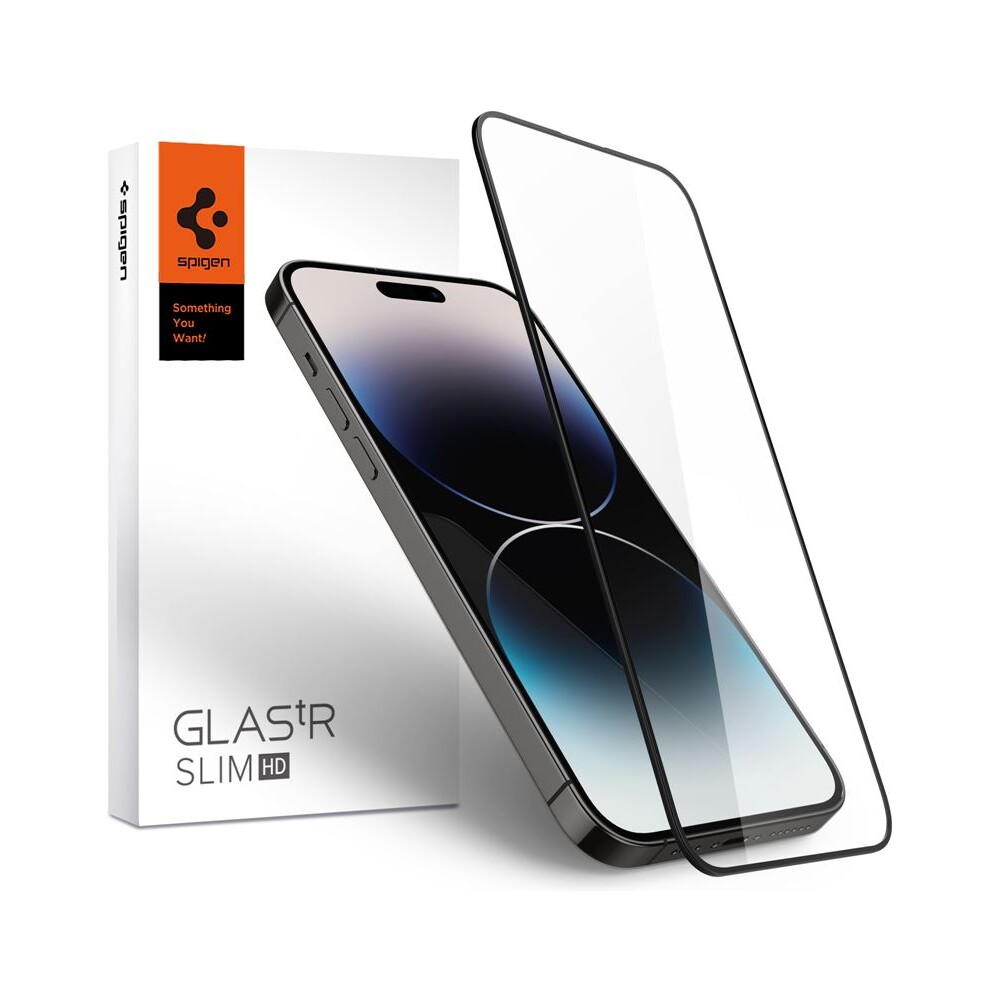 Spigen-tR-Slim-HD-1-Pack-sklo-iPhone-14-Pro-cerne
