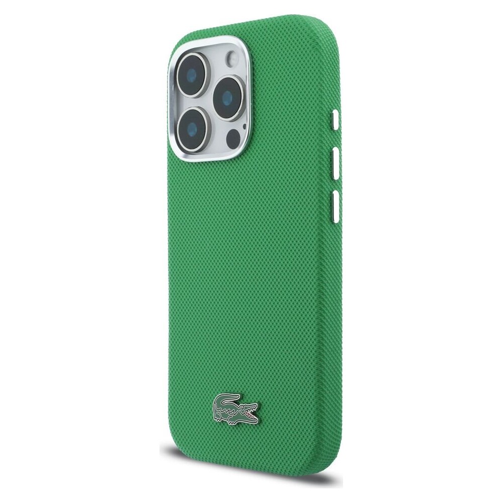 Lacoste-PVC-Iconic-Petit-Pique-Metal-Logo-MagSafe-kryt-iPhone-16-Pro-zeleny