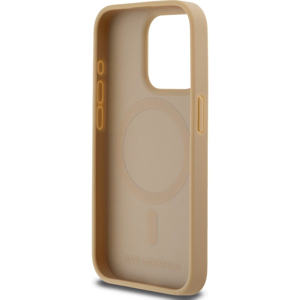 Karl-Lagerfeld-PU-Karl-Heads-Pattern-Magsafe-zadni-kryt-pro-iPhone-15-Pro-bezovy