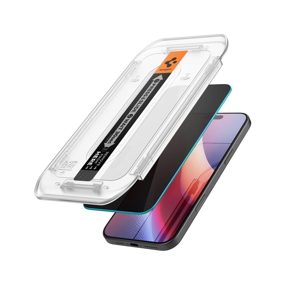 Spigen-Glass-tR-EZ-Fit-Privacy-tvrzene-sklo-iPhone-17-Pro-Max-16-Pro-Max-cire-2-ks-