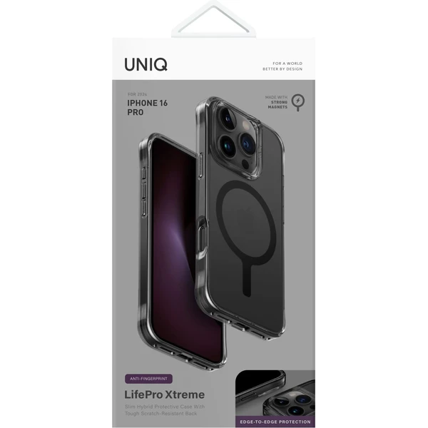 UNIQ LifePro Xtreme MagClick kryt s Magsafe iPhone 16 Pro kouřový - Pouzdra - Obrázek 16871f4016a54f9f9a1a77997053060d