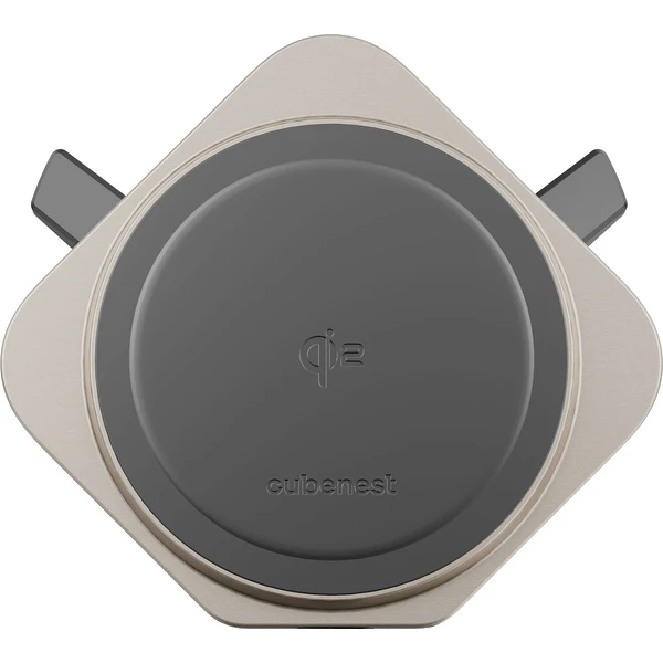 CubeNest SQ1C1 Qi2 (MagSafe) držák do auta s nabíjením titanový - Držáky - Obrázek 16BC000K01