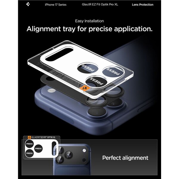 Spigen-Glass-tR-EZ-Fit-Optik-Pro-XL-sklo-na-fotoaparat-iPhone-17-Pro-cerne