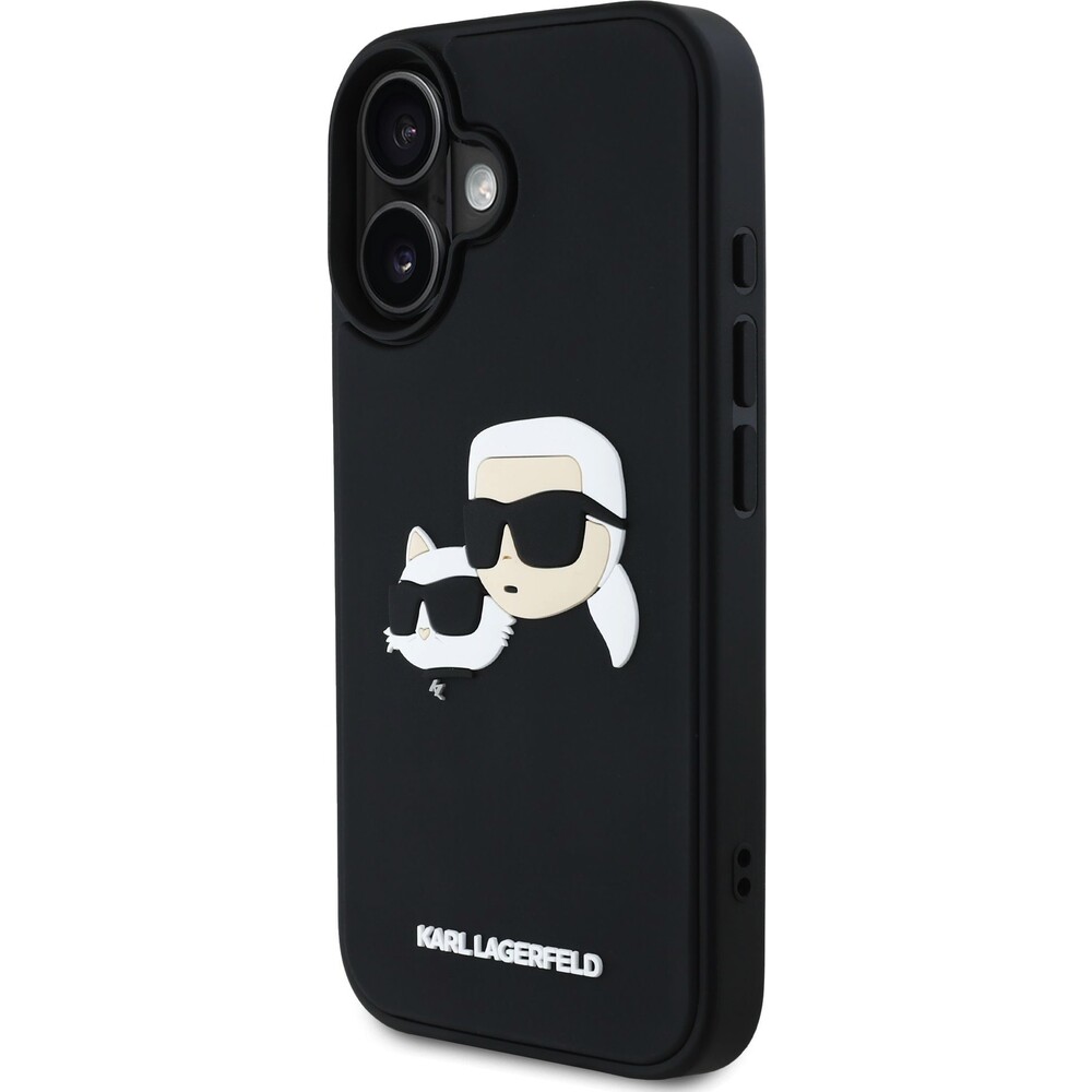 Karl-Lagerfeld-3D-Rubber-Double-Heads-kryt-iPhone-16-cerny
