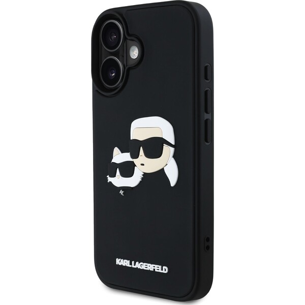 Karl-Lagerfeld-3D-Rubber-Double-Heads-kryt-iPhone-16-cerny
