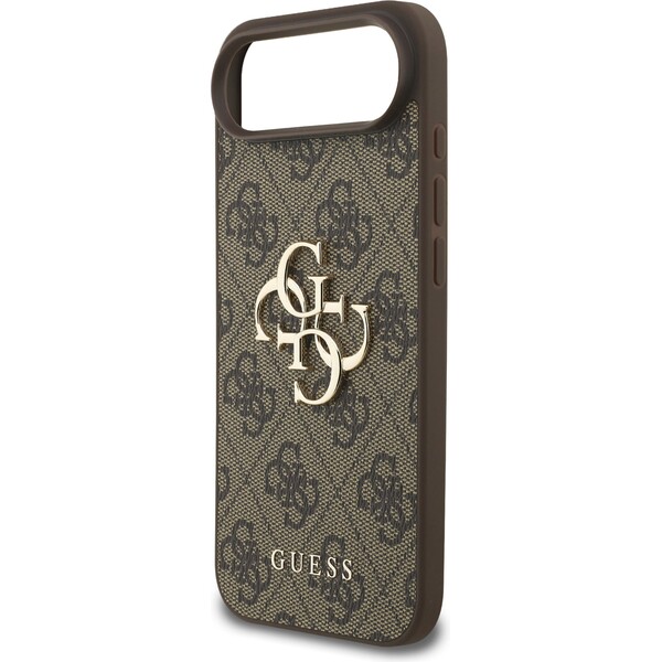 Guess-PU-4G-Metal-Logo-Strap-kryt-iPhone-Air-hnedy