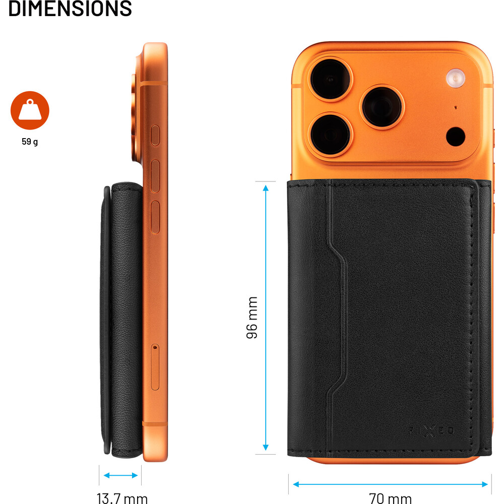 FIXED-MagWallet-Trifold-MagSafe-penezenka-oranzova
