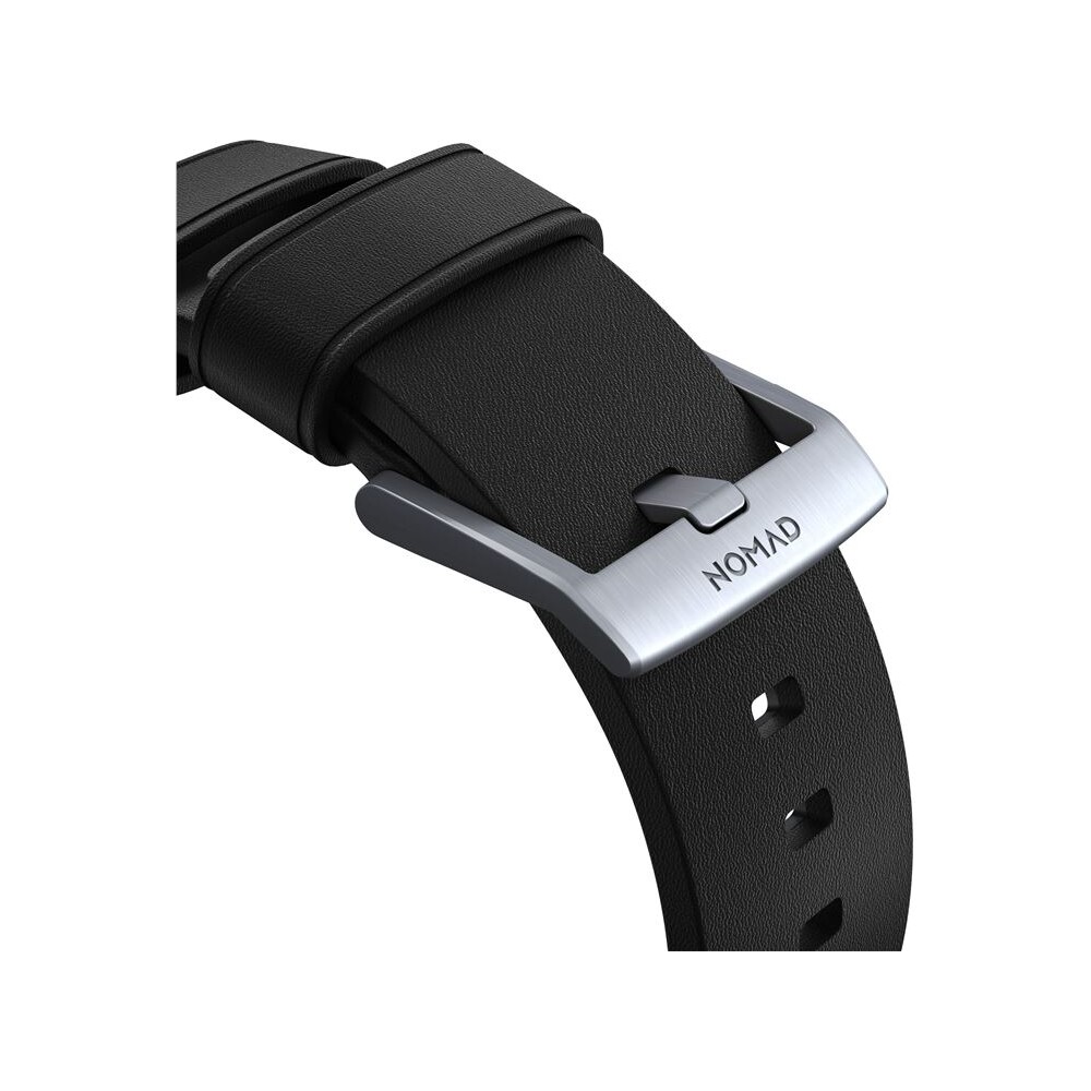 Nomad-Active-Strap-Pro-hydrofobni-kozeny-reminek-Apple-Watch-49-45-44-42mm-cerny-stribrny