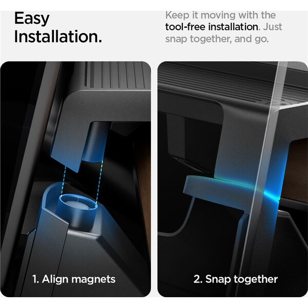 Spigen-Under-Screen-Storage-organizer-pod-displej-Tesla-Model-Y-3-cerny