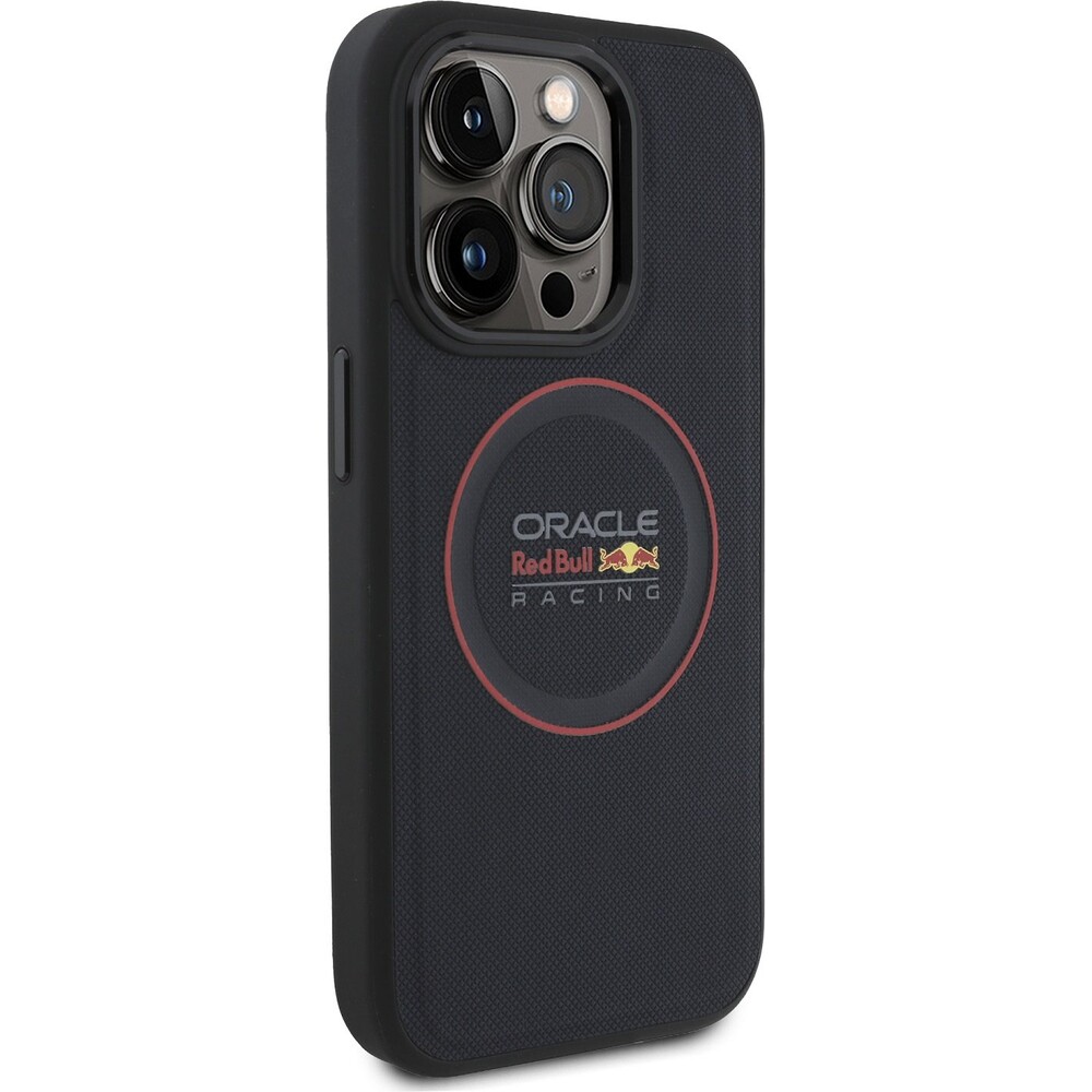 Oracle-Red-Bull-Racing-PU-Leather-Red-Ring-MagSafe-kryt-pro-iPhone-13-Pro-modry