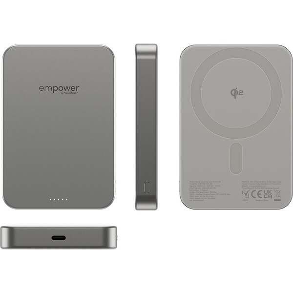 PanzerGlass-empower-bezdratova-Qi2-powerbanka-10000-mAh-MagSafe-seda
