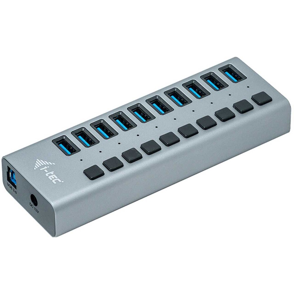 i-tec-USB-3-0-Charging-HUB-10-Port-Power-Adapter-48-W-stribr