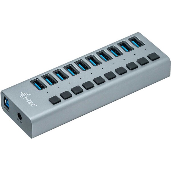 i-tec-USB-3-0-Charging-HUB-10-Port-Power-Adapter-48-W-stribr