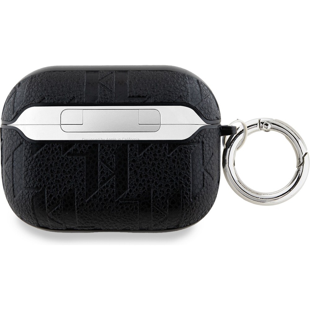 Karl-Lagerfeld-PU-Embossed-Karl-and-Choupette-Heads-pouzdro-AirPods-Pro-2-cerne