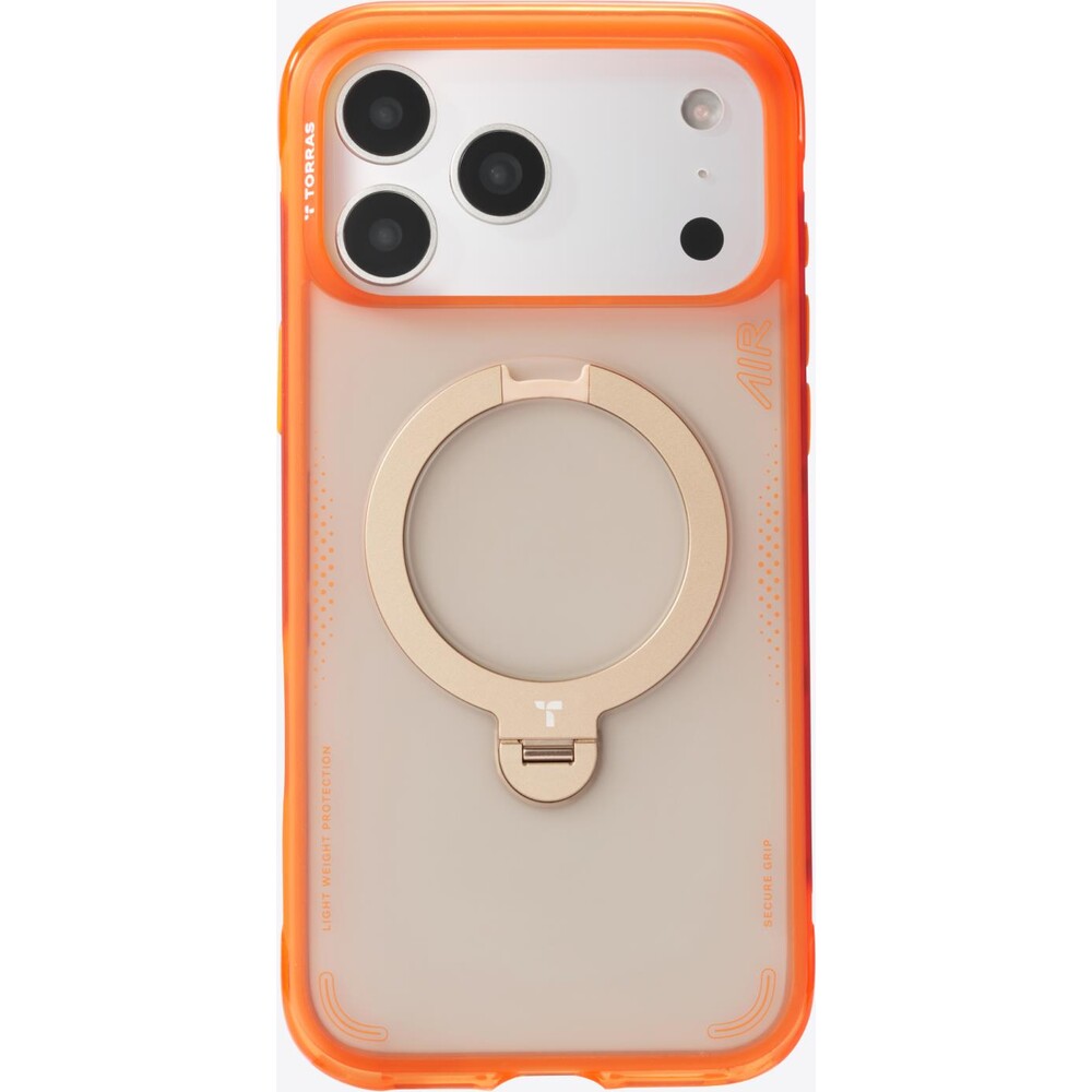 Torras-Ostand-Q3-Air-MagSafe-kryt-iPhone-17-Pro-Max-horizon-orange