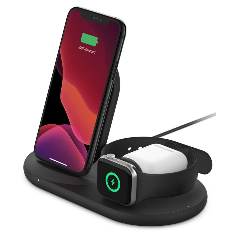 Belkin-BOOST-CHARGE-3v1-bezdratova-nabijeci-stanice-cerna