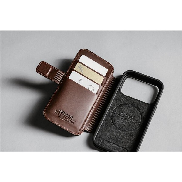 Nomad-Modern-Leather-Folio-Horween-MagSafe-kozene-pouzdro-iPhone-17-Pro-Rustic-Brown