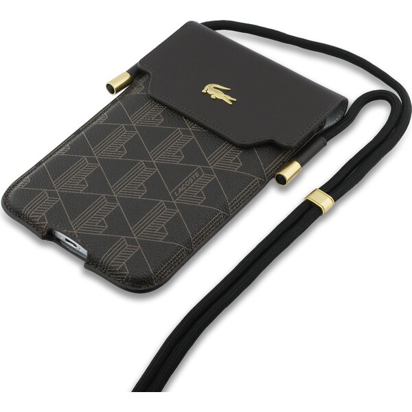 Lacoste-PVC-Blend-Monogram-Metal-Logo-kapsa-na-telefon-XL-hneda
