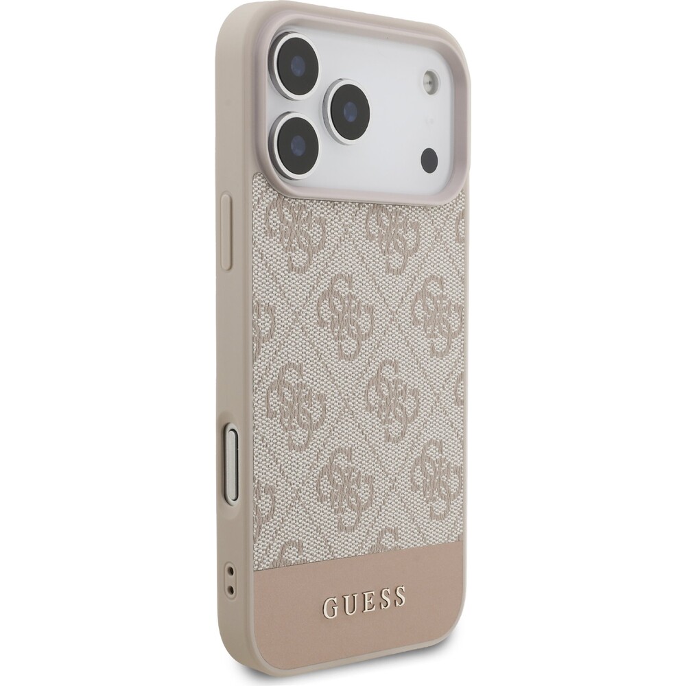 Guess-PU-4G-Stripe-Zadni-Kryt-pro-iPhone-17-Pro-Max-ruzovy
