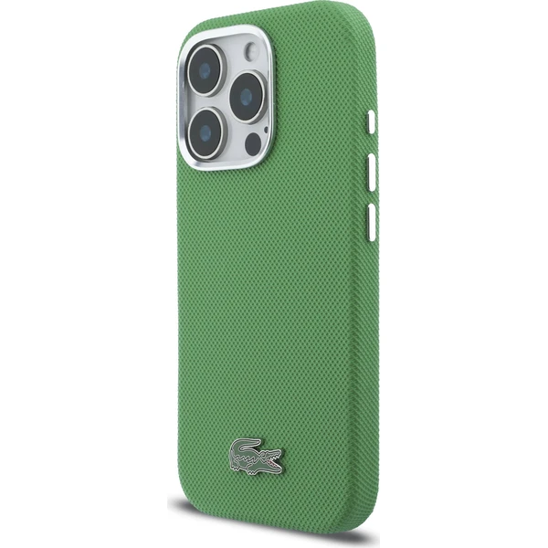 Lacoste-PVC-Iconic-Petit-Pique-Metal-Logo-MagSafe-kryt-iPhone-16-Pro-Max-zeleny