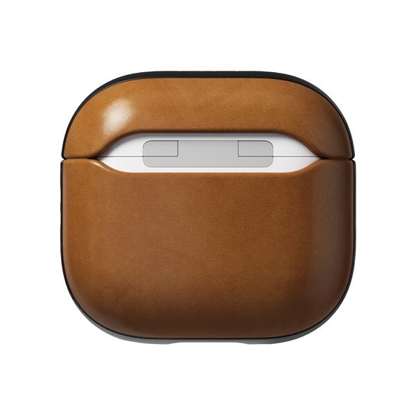 Nomad-Modern-Leather-pouzdro-Apple-Airpods-4-hnede