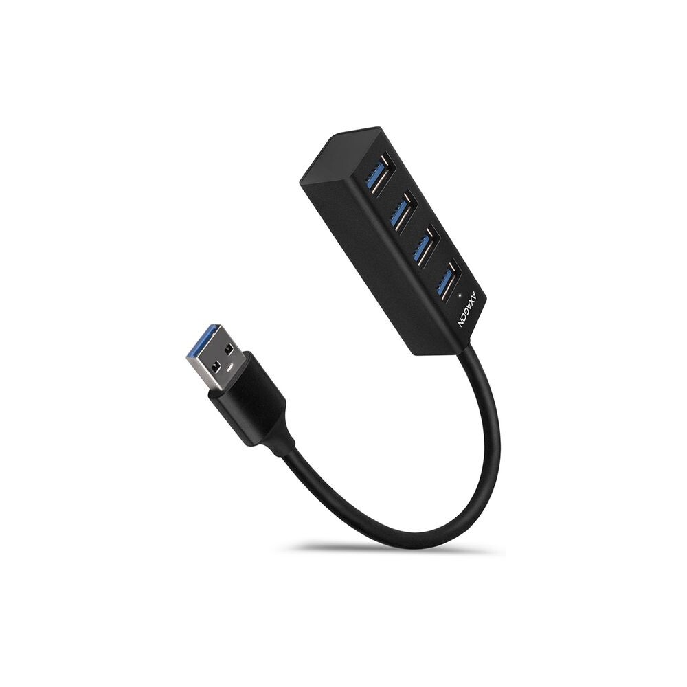 AXAGON-HUEM1A-4x-USB-3-2-Gen-1-MINI-hub-kovovy-kabel-USBA-20cm