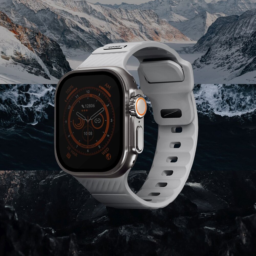 UNIQ-Stride-FKM-Rubber-vodeodolny-reminek-Apple-Watch-49-45-44-42mm-sedy
