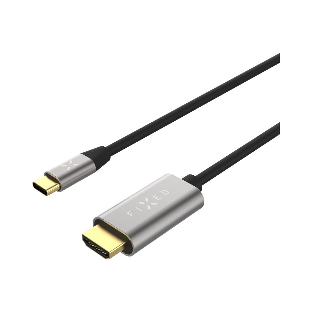 FIXED-USB-C-HDMI-2-0-kabel-4K-2m-cerny