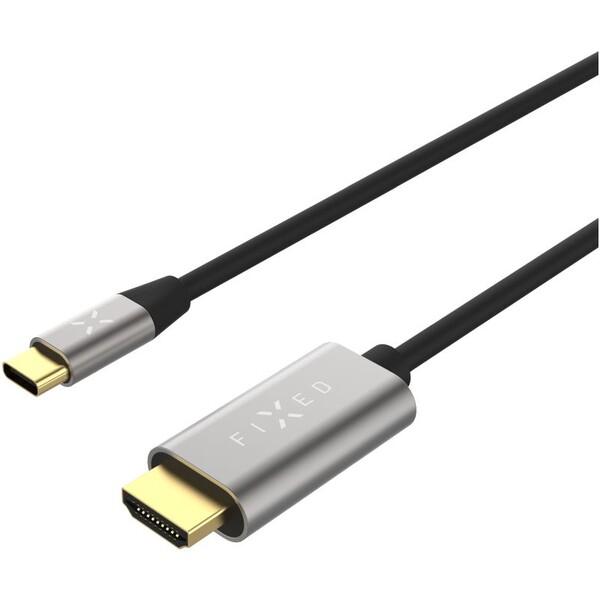 FIXED-USB-C-HDMI-2-0-kabel-4K-2m-cerny