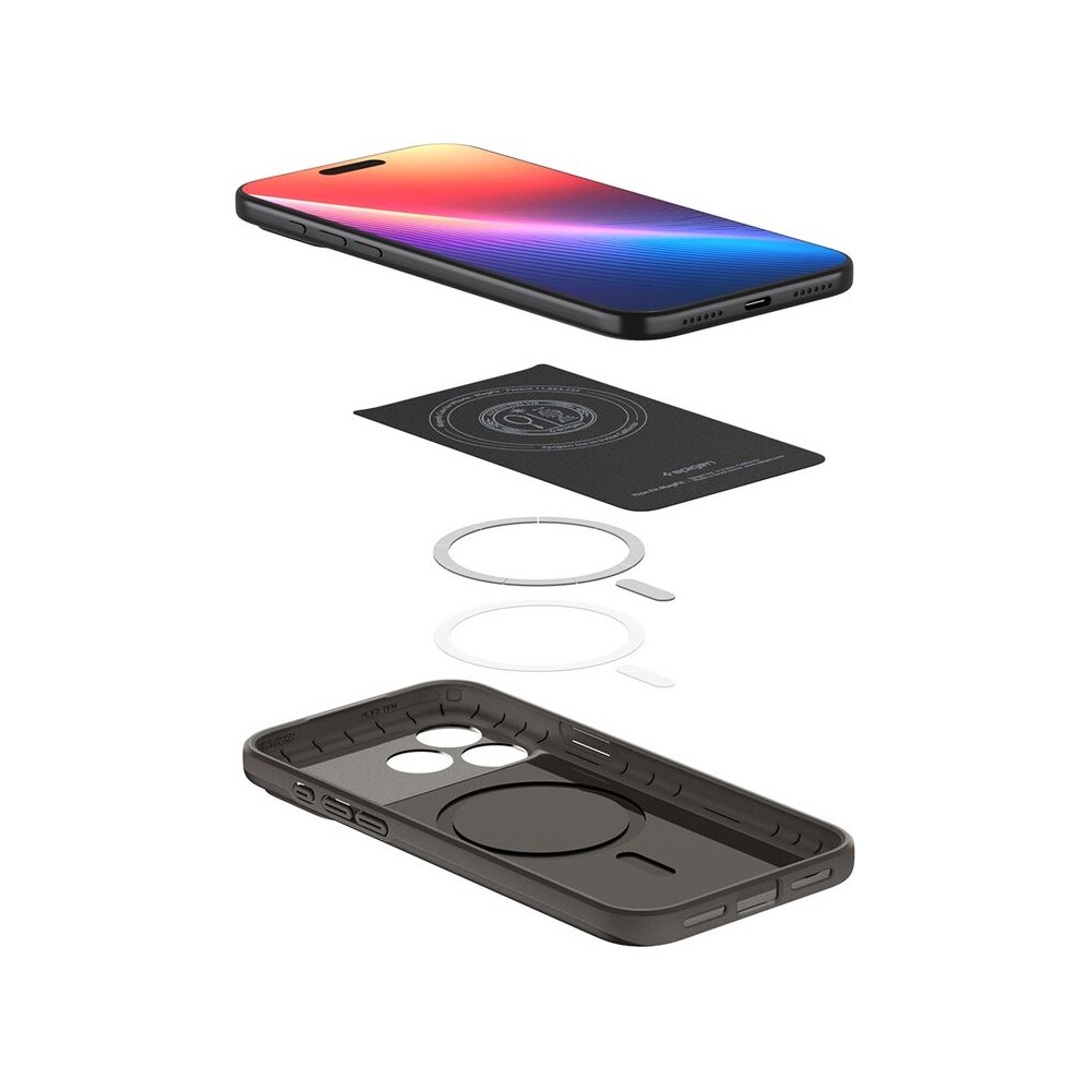Spigen-Thin-Fit-MagSafe-kryt-iPhone-17-Pro-gunmetal