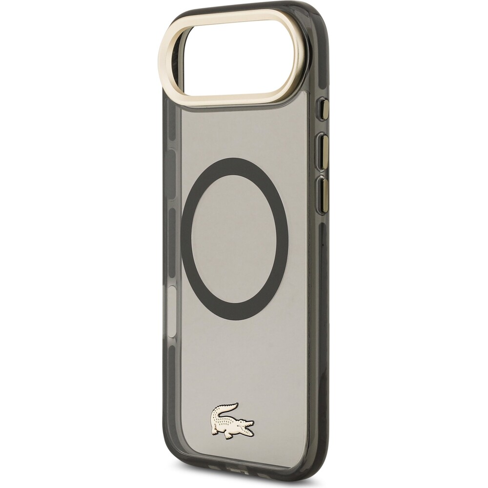 Lacoste-PC-TPU-Frosted-Finish-zlaty-Logo-MagSafe-kryt-iPhone-Air-cerny